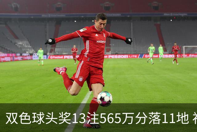 双色球头奖13注565万分落11地 福运奖开969万注